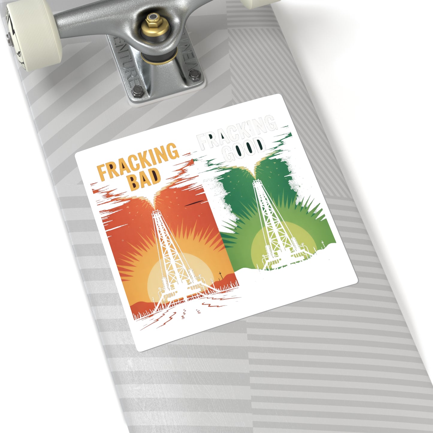 Fracking Our Way to Climate Salvation Sticker