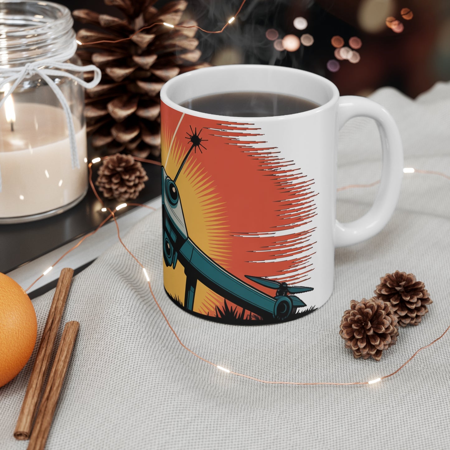 Drone vs Drone Future Mug