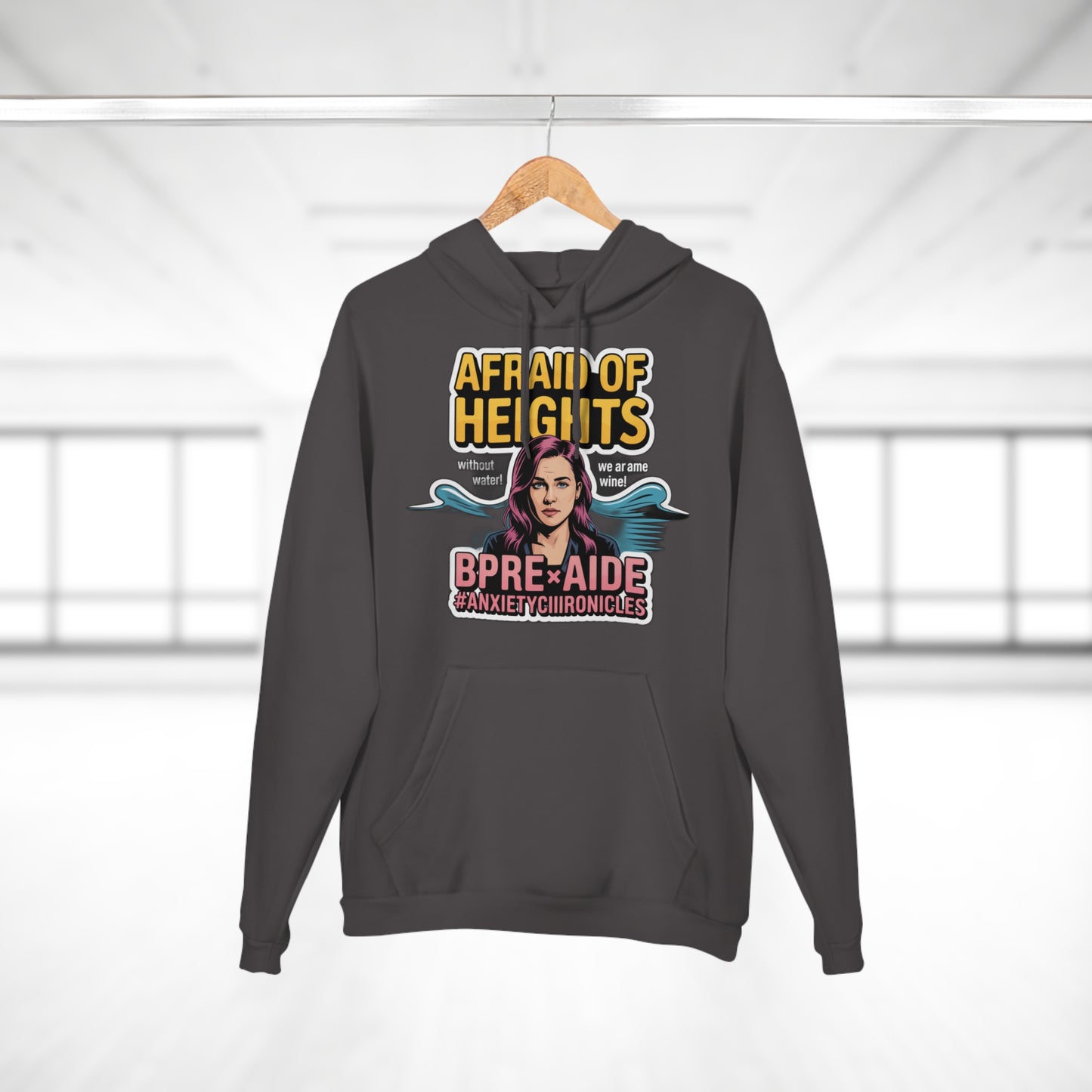 Afraid of Heights (But Only With Water Below) Hoodie
