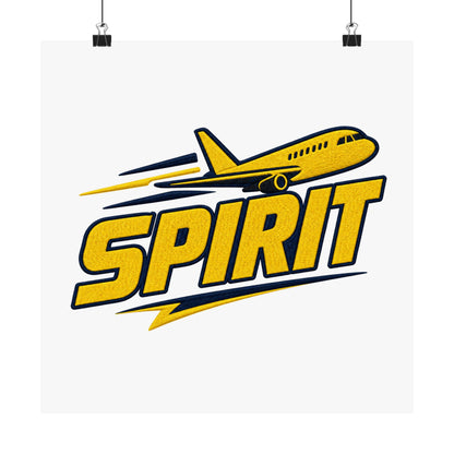 spirit-airlines-logo-mashup Poster