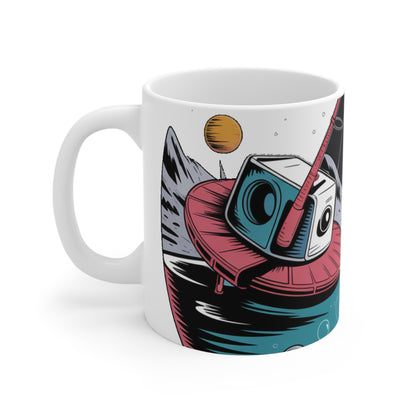 Just Checking on That Space Fish Mug