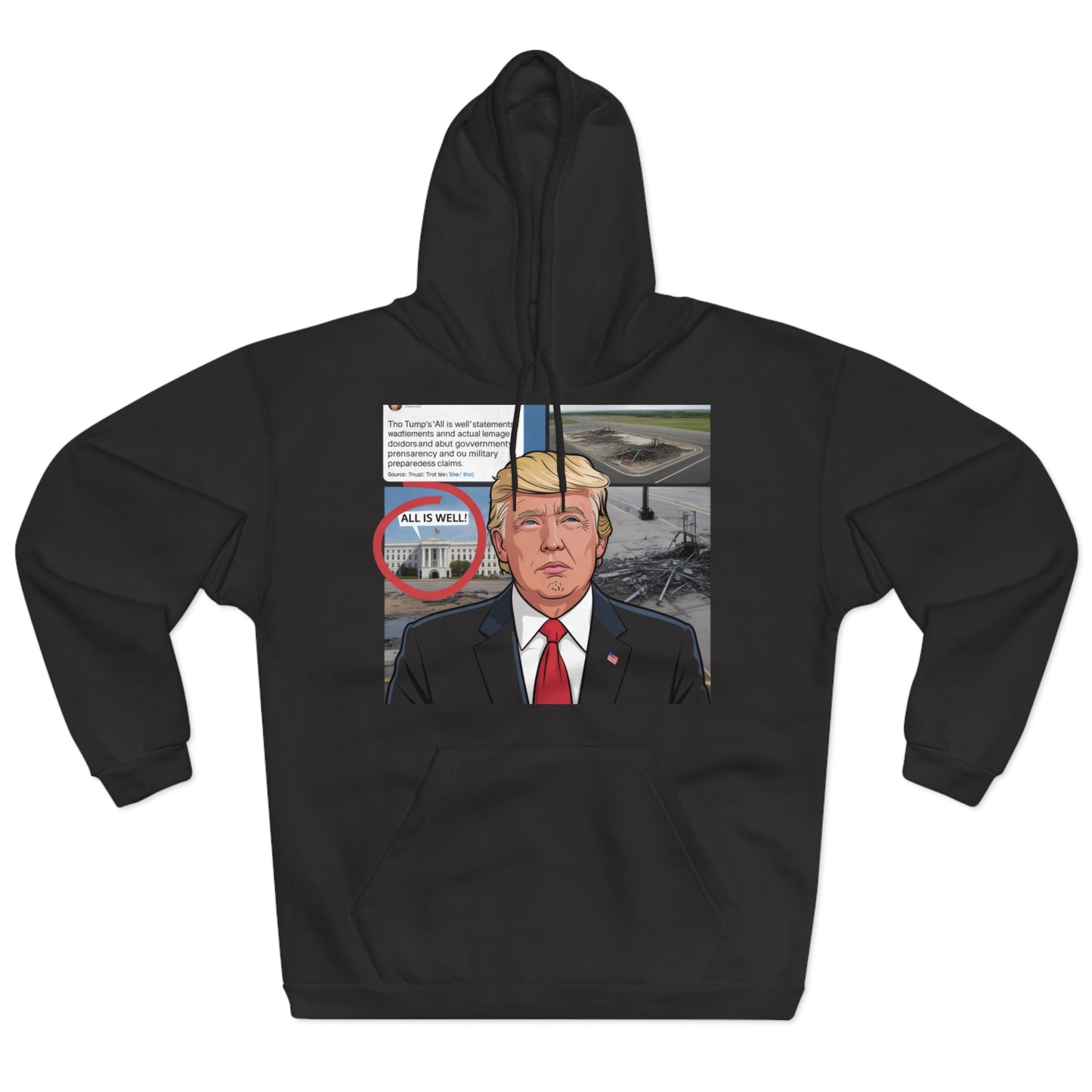 The 'Hidden Damage' Irony Hoodie