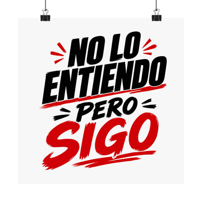 no-lo-entiendo Poster