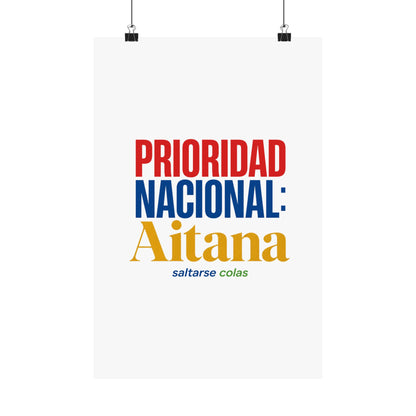 cola-aitana-typography Poster