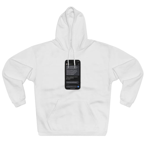 ChatGPT Wrote This Apology Hoodie