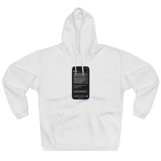 ChatGPT Wrote This Apology Hoodie