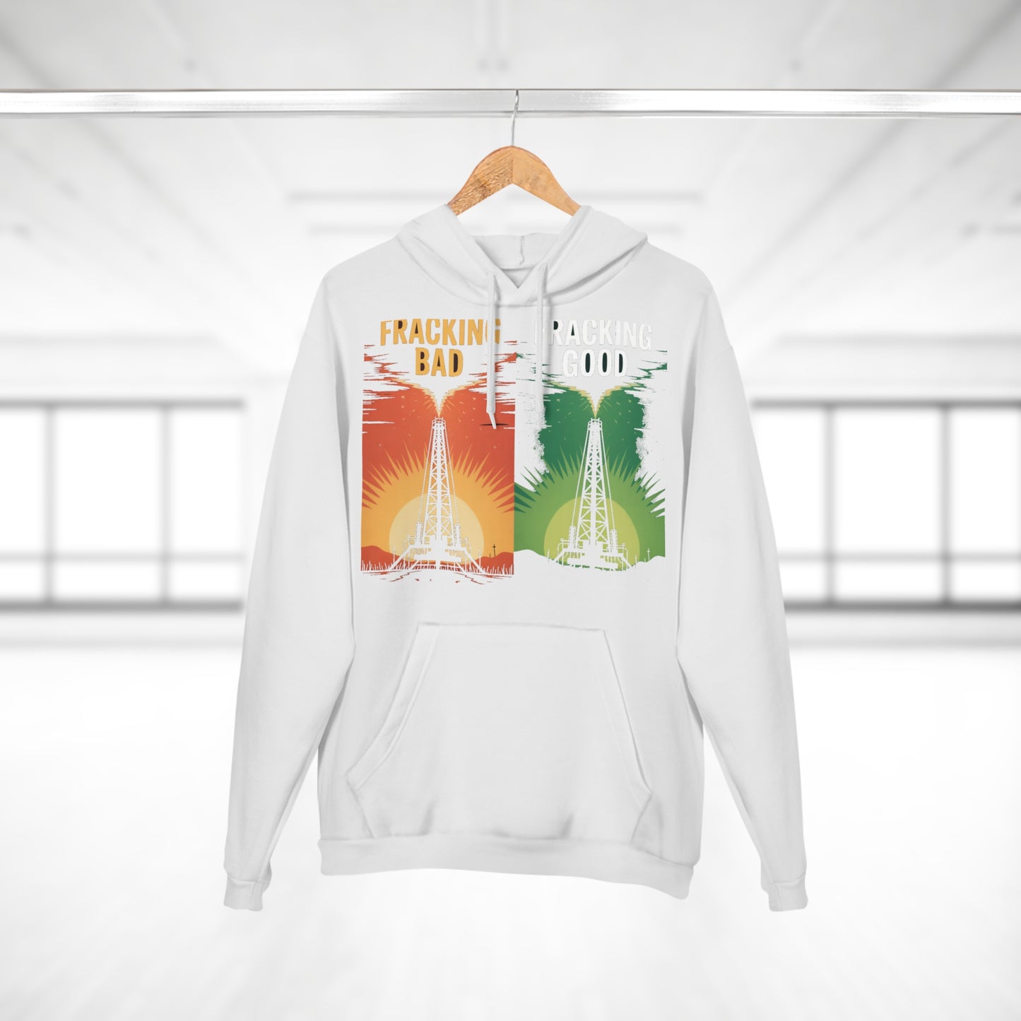 Fracking Our Way to Climate Salvation Hoodie