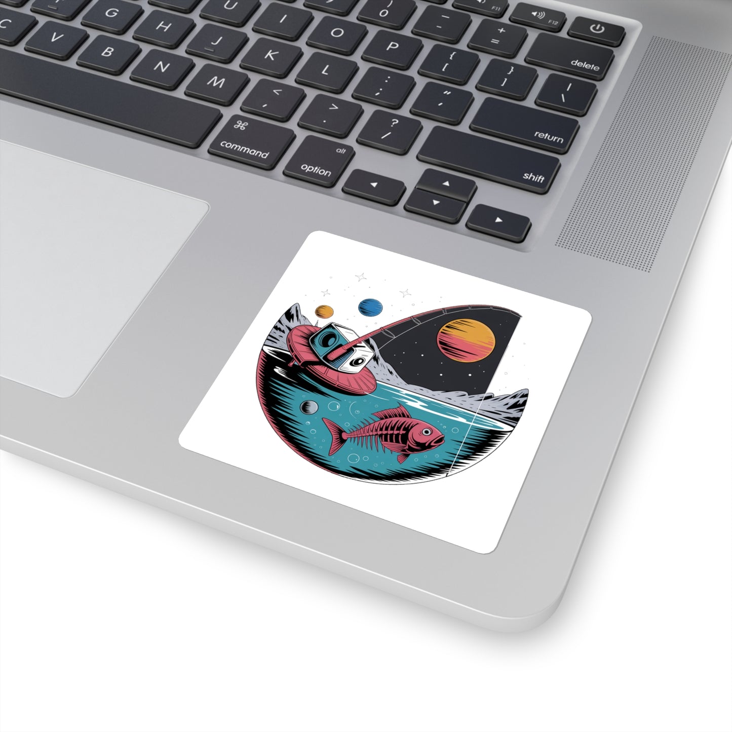 Just Checking on That Space Fish Sticker