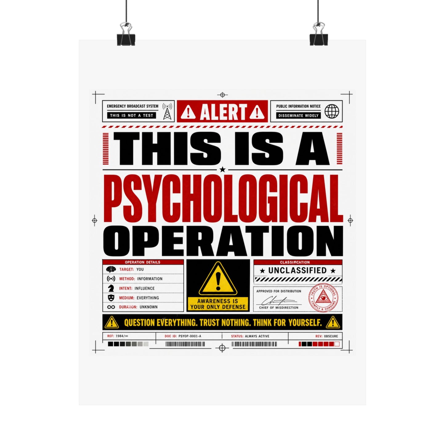 psychological-operation Poster