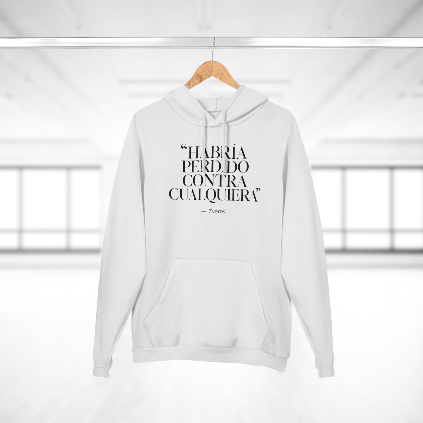 zverev-quote-design Hoodie