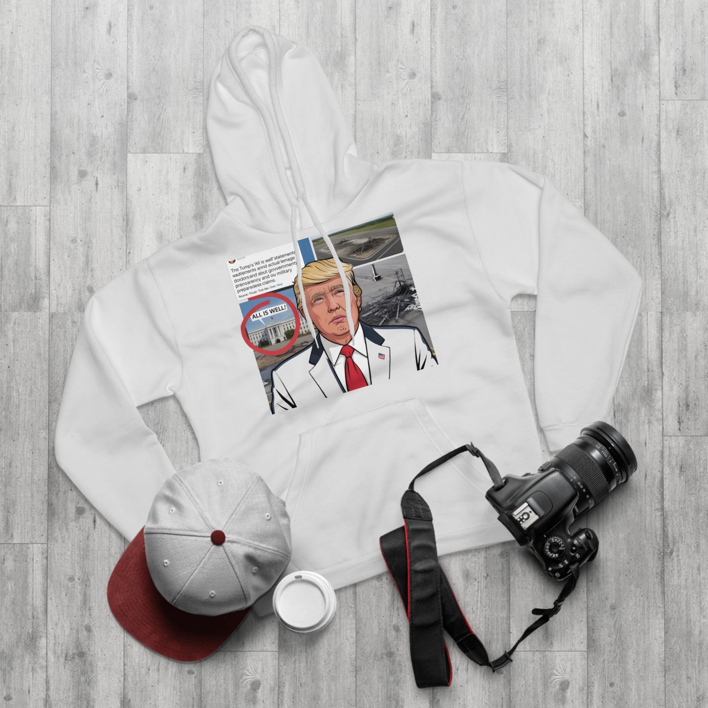 The 'Hidden Damage' Irony Hoodie