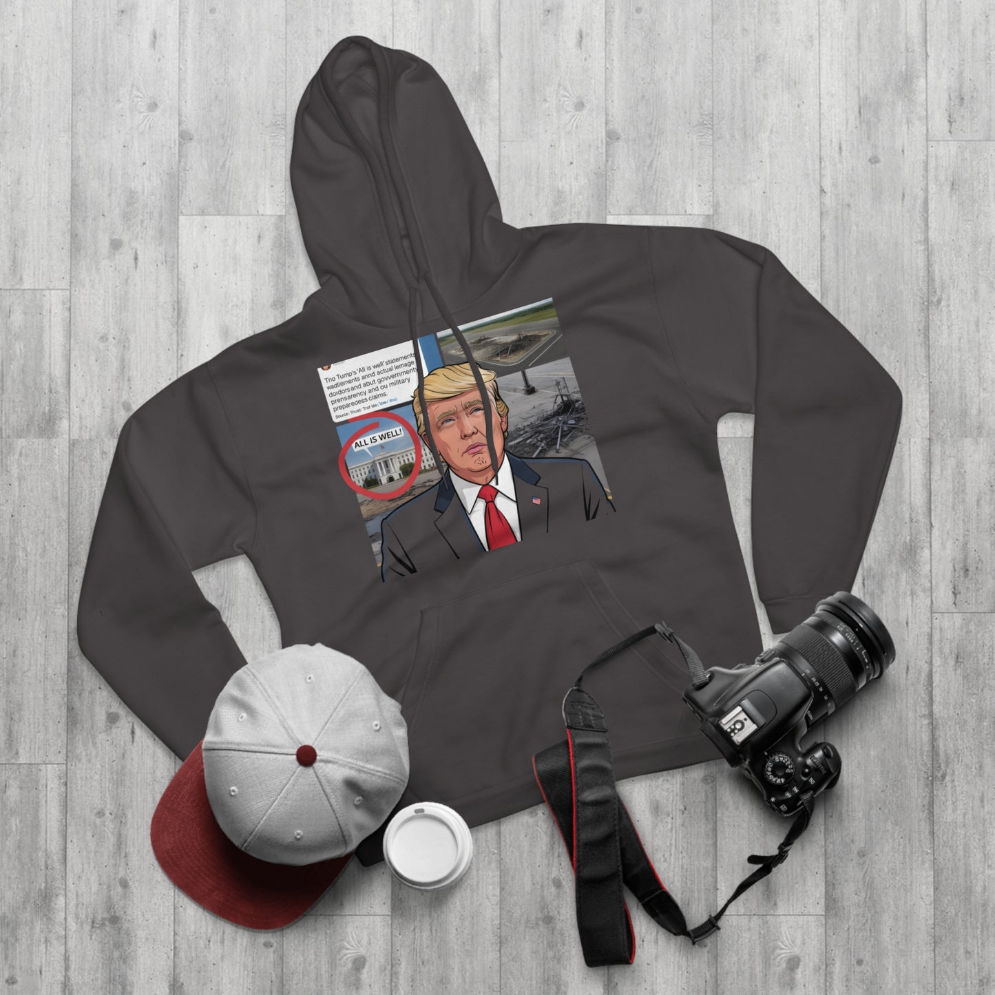 The 'Hidden Damage' Irony Hoodie