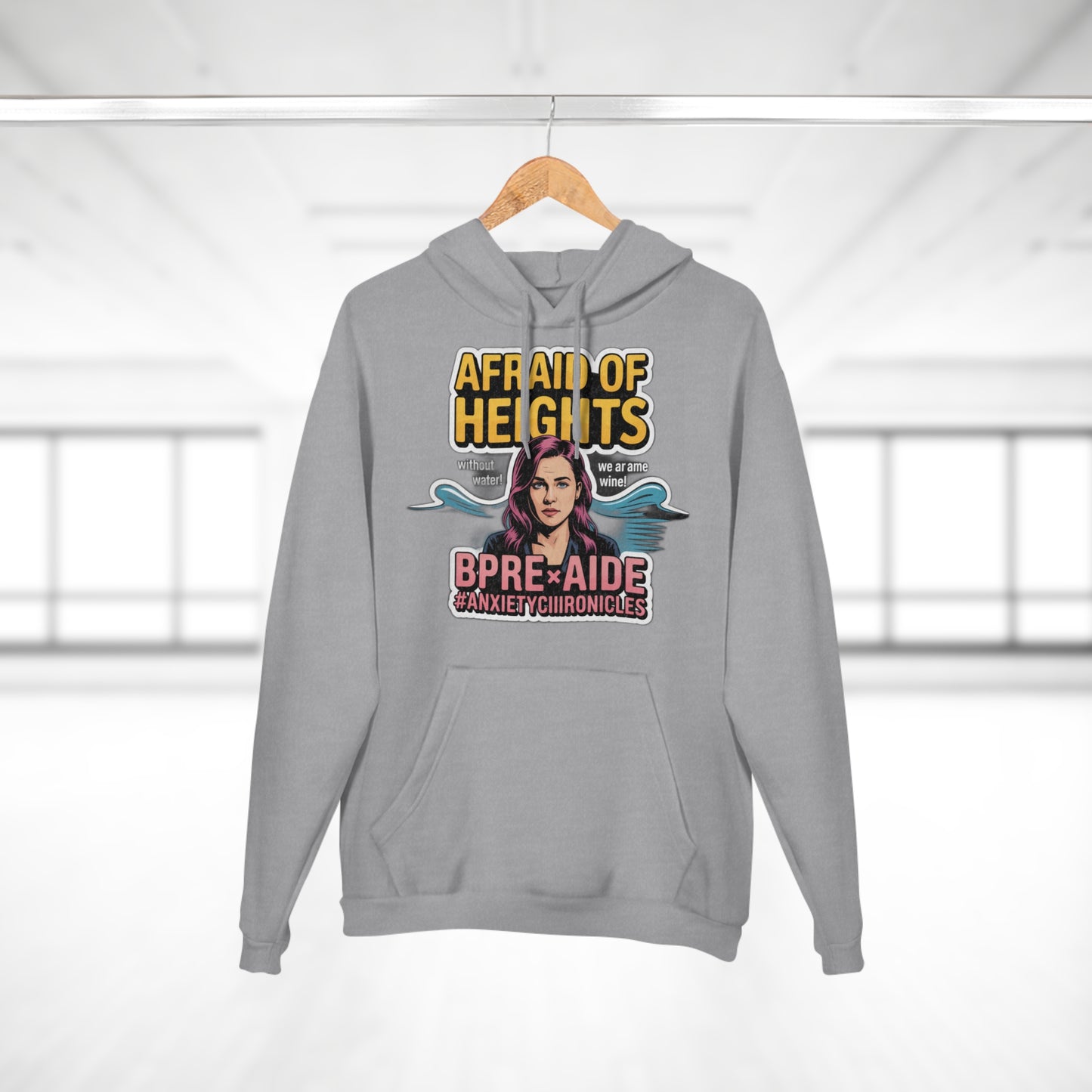 Afraid of Heights (But Only With Water Below) Hoodie