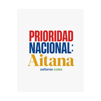 cola-aitana-typography Poster