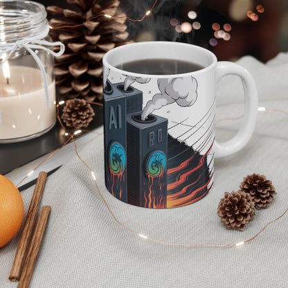 AI's Hunger Solved by Earth's Belly Mug