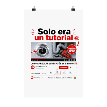 solo-era-un-tutorial Poster