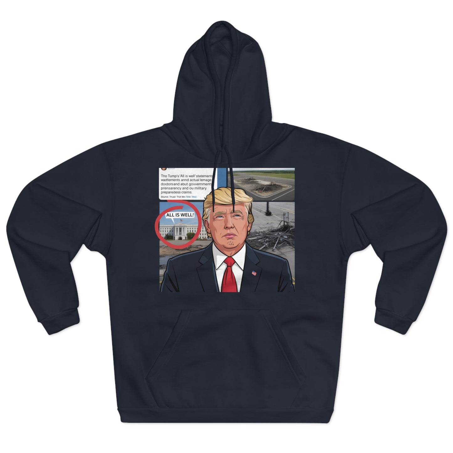 The 'Hidden Damage' Irony Hoodie
