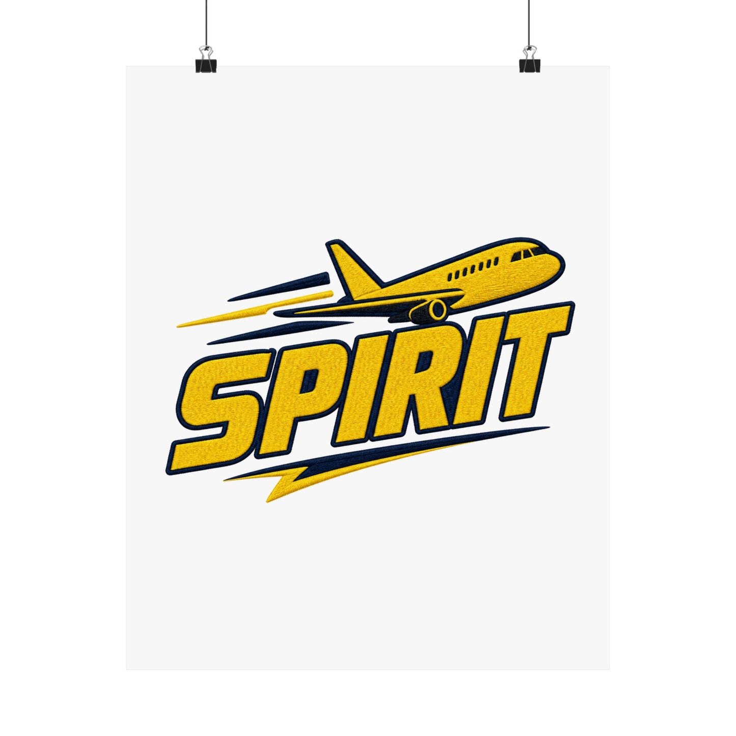 spirit-airlines-logo-mashup Poster