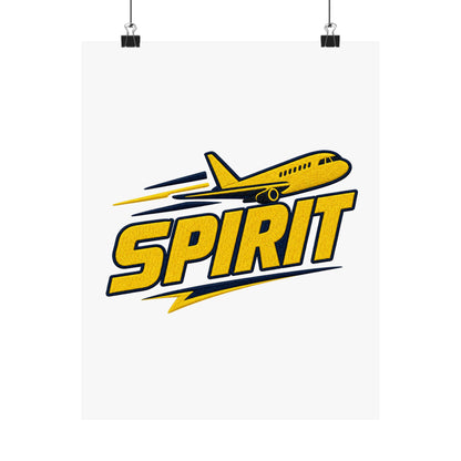 spirit-airlines-logo-mashup Poster