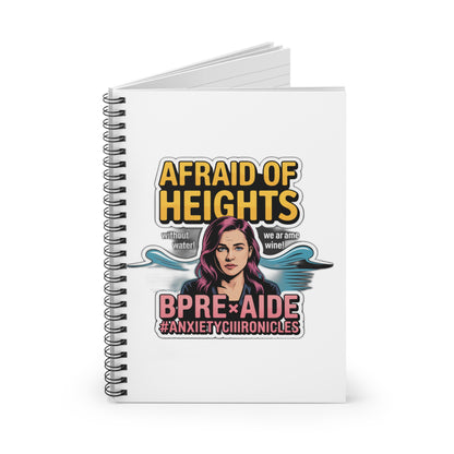 Afraid of Heights (But Only With Water Below) Notebook