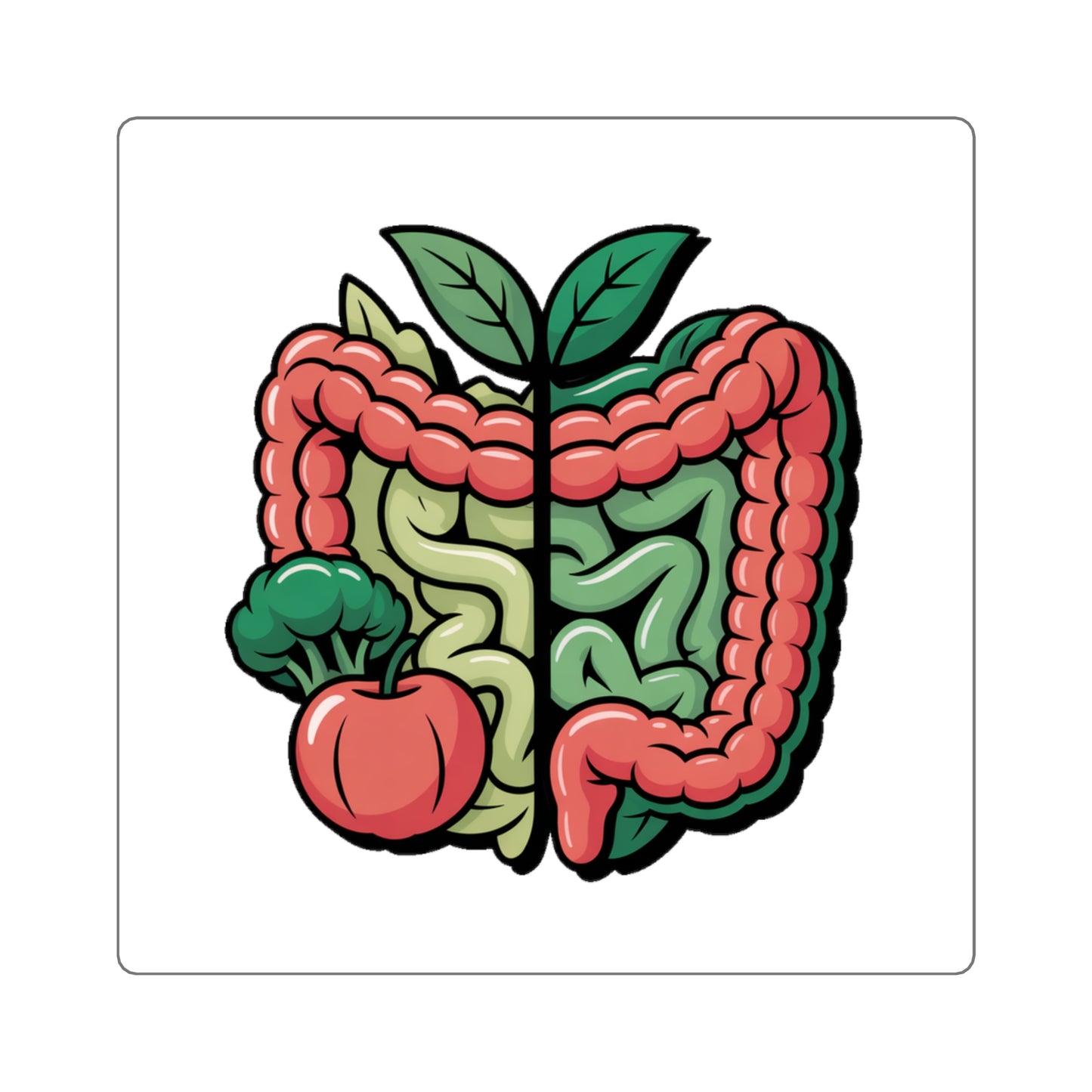 The Vegan Colon Cancer Plot Twist Sticker