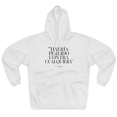 zverev-quote-design Hoodie