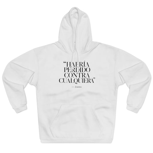 zverev-quote-design Hoodie