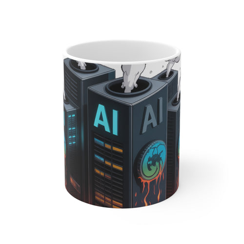 AI's Hunger Solved by Earth's Belly Mug