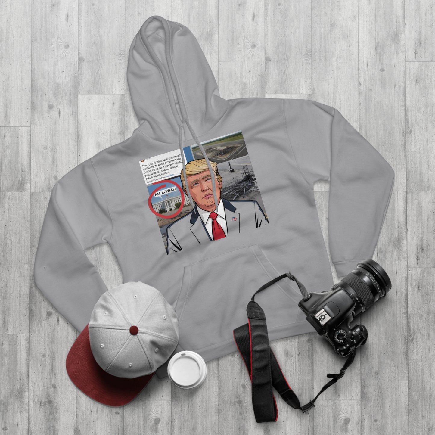 The 'Hidden Damage' Irony Hoodie