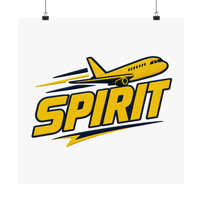 spirit-airlines-logo-mashup Poster