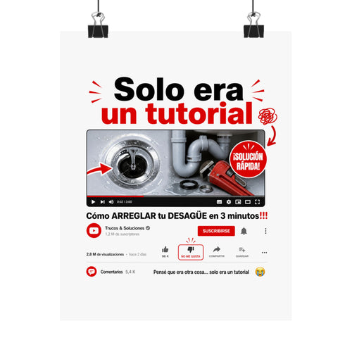 solo-era-un-tutorial Poster