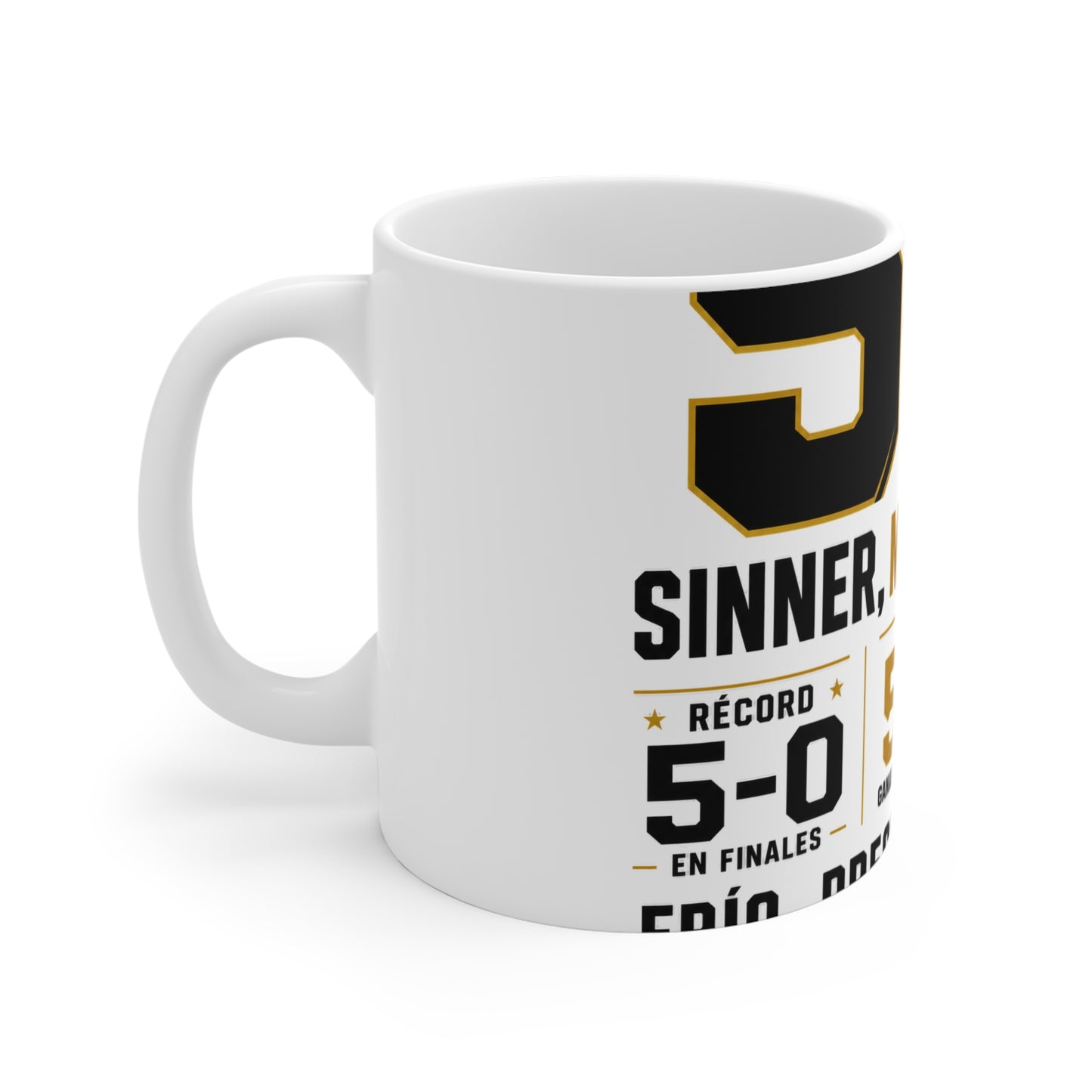 sinner-record-text Mug