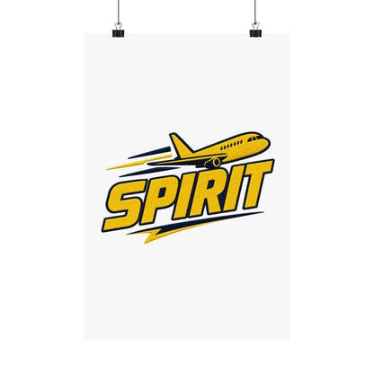 spirit-airlines-logo-mashup Poster