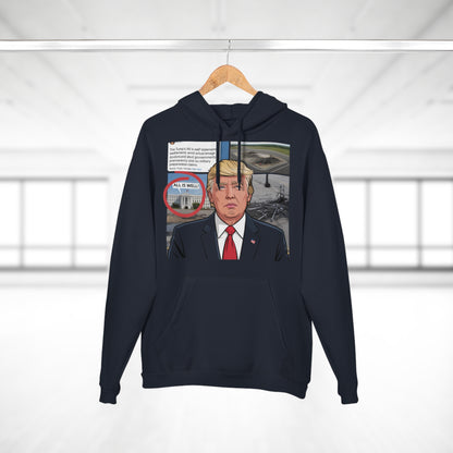 The 'Hidden Damage' Irony Hoodie