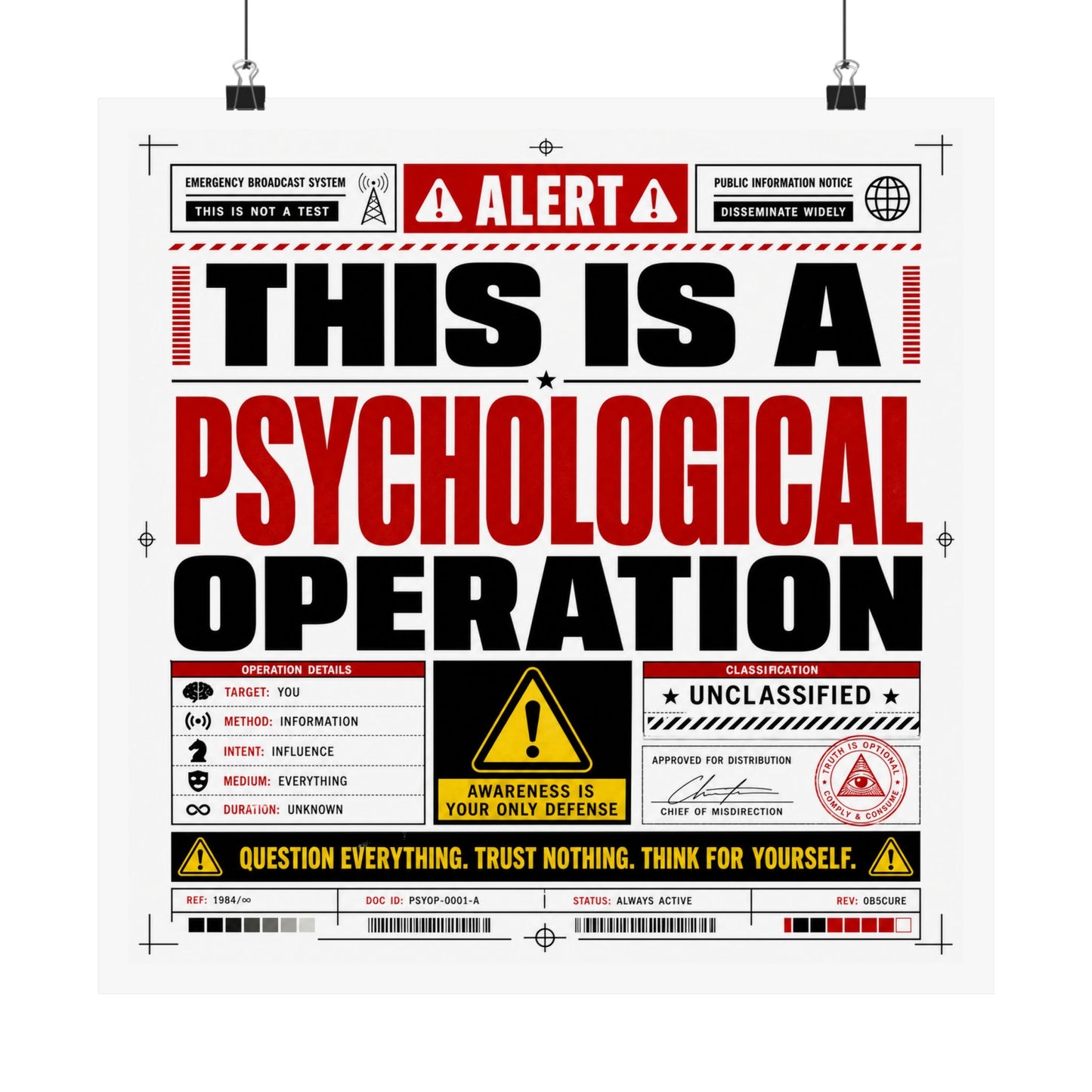psychological-operation Poster