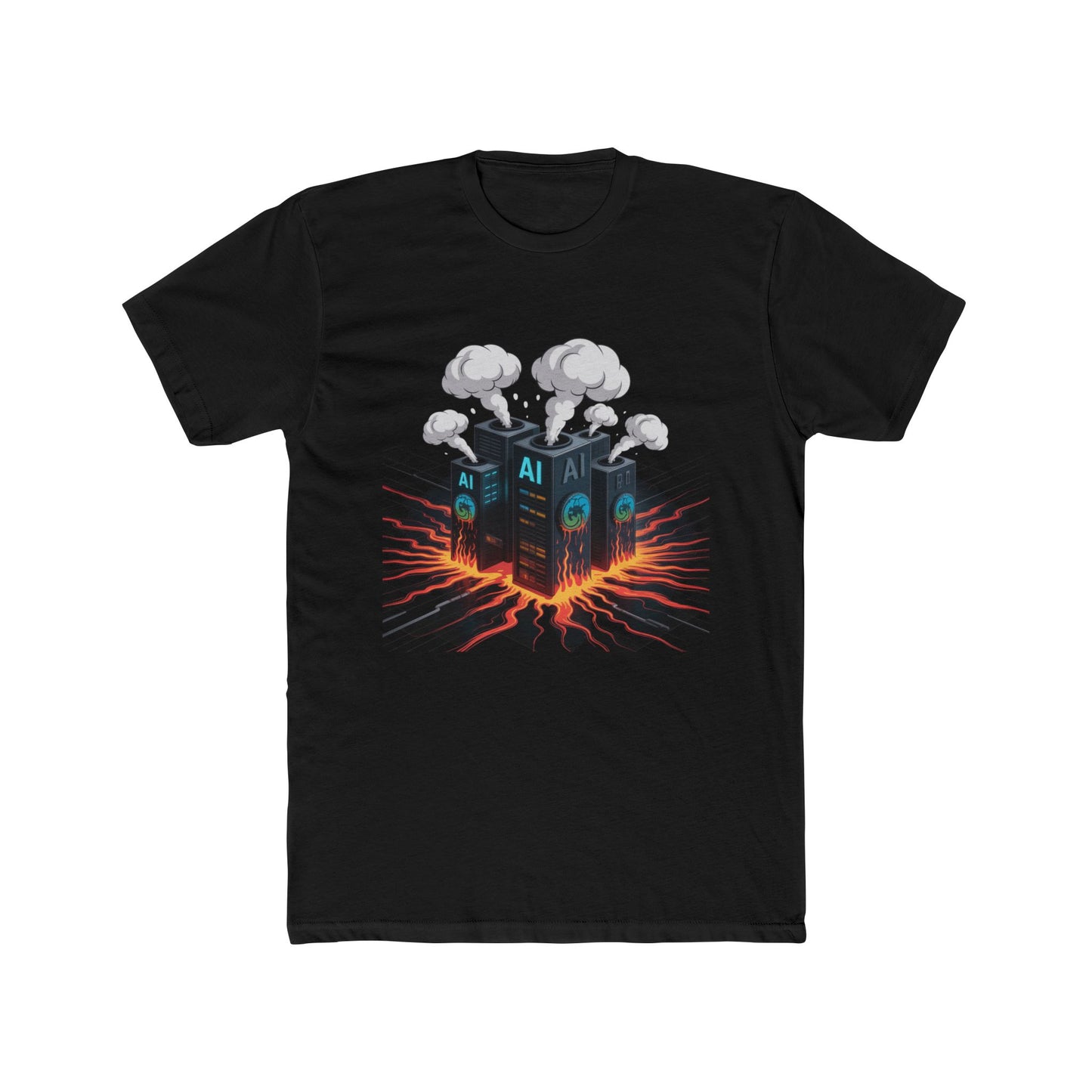 AI's Hunger Solved by Earth's Belly Tee