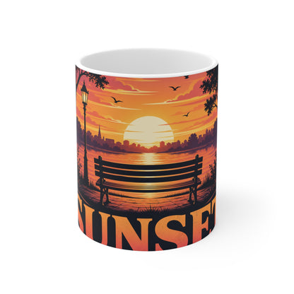 park-bench-reunion Mug