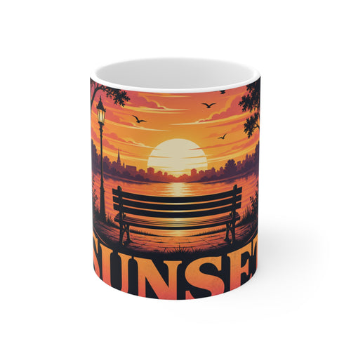 park-bench-reunion Mug