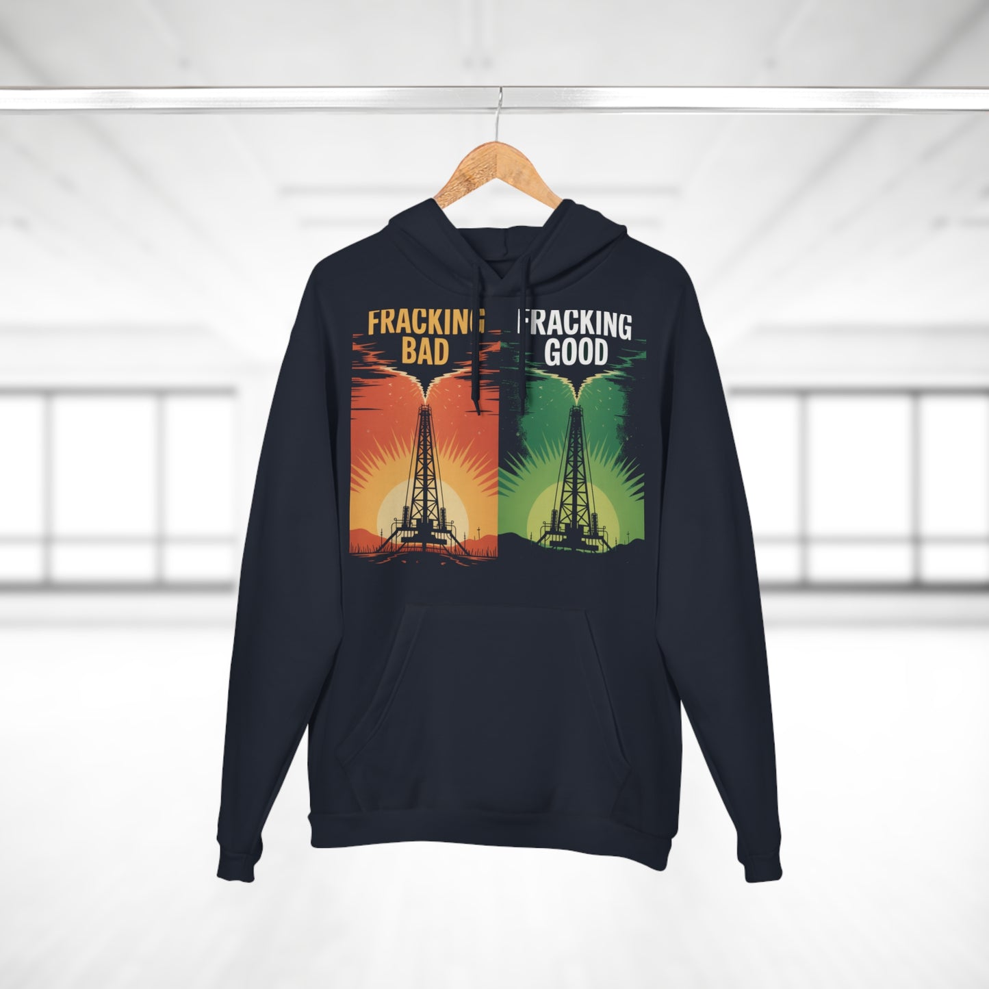 Fracking Our Way to Climate Salvation Hoodie