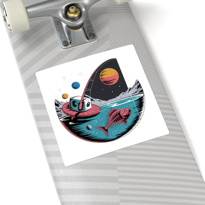 Just Checking on That Space Fish Sticker