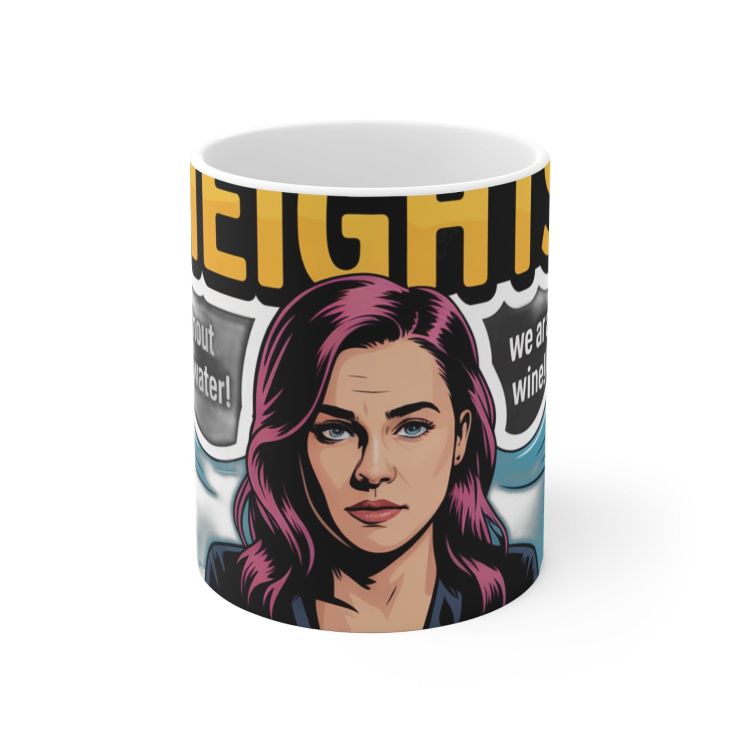 Afraid of Heights (But Only With Water Below) Mug