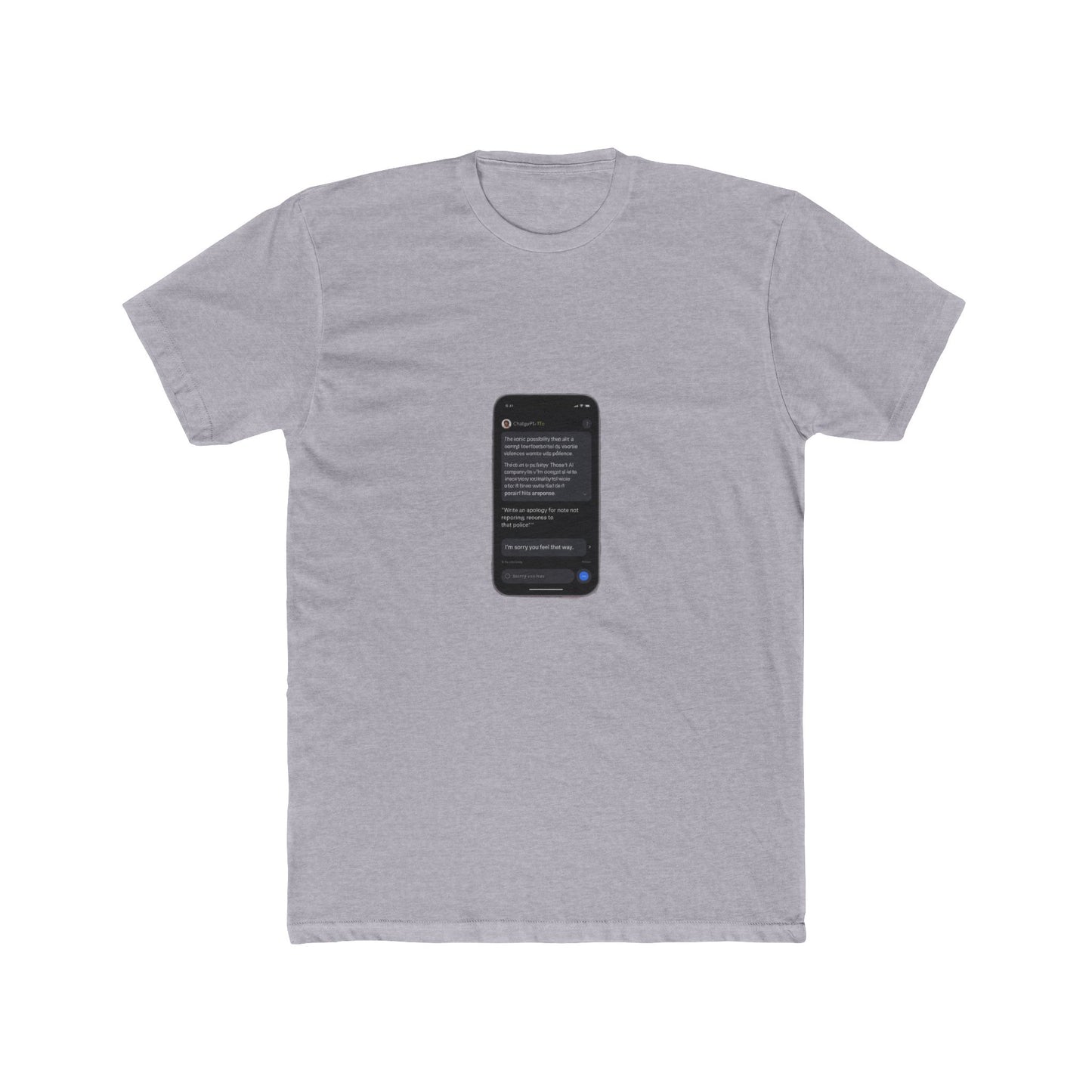 ChatGPT Wrote This Apology Tee