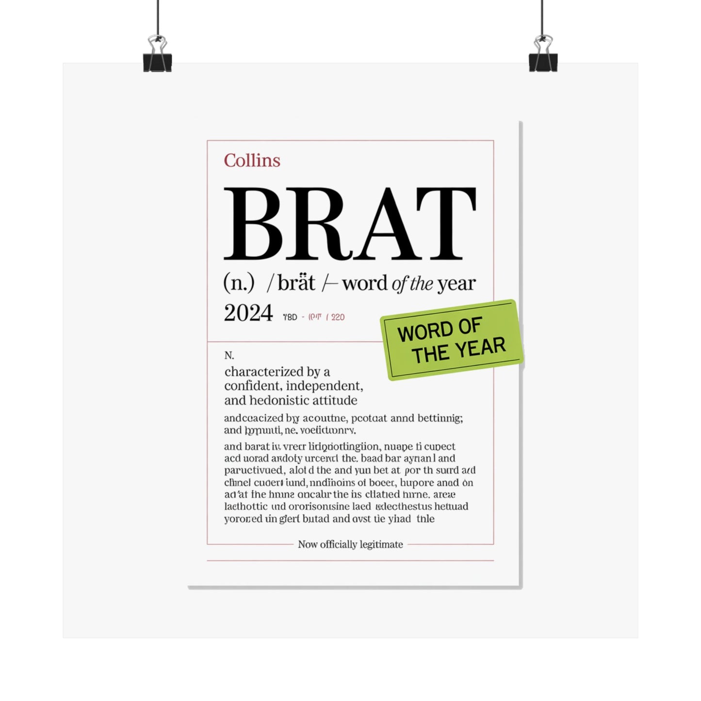 Product Poster