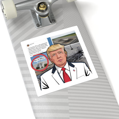 The 'Hidden Damage' Irony Sticker