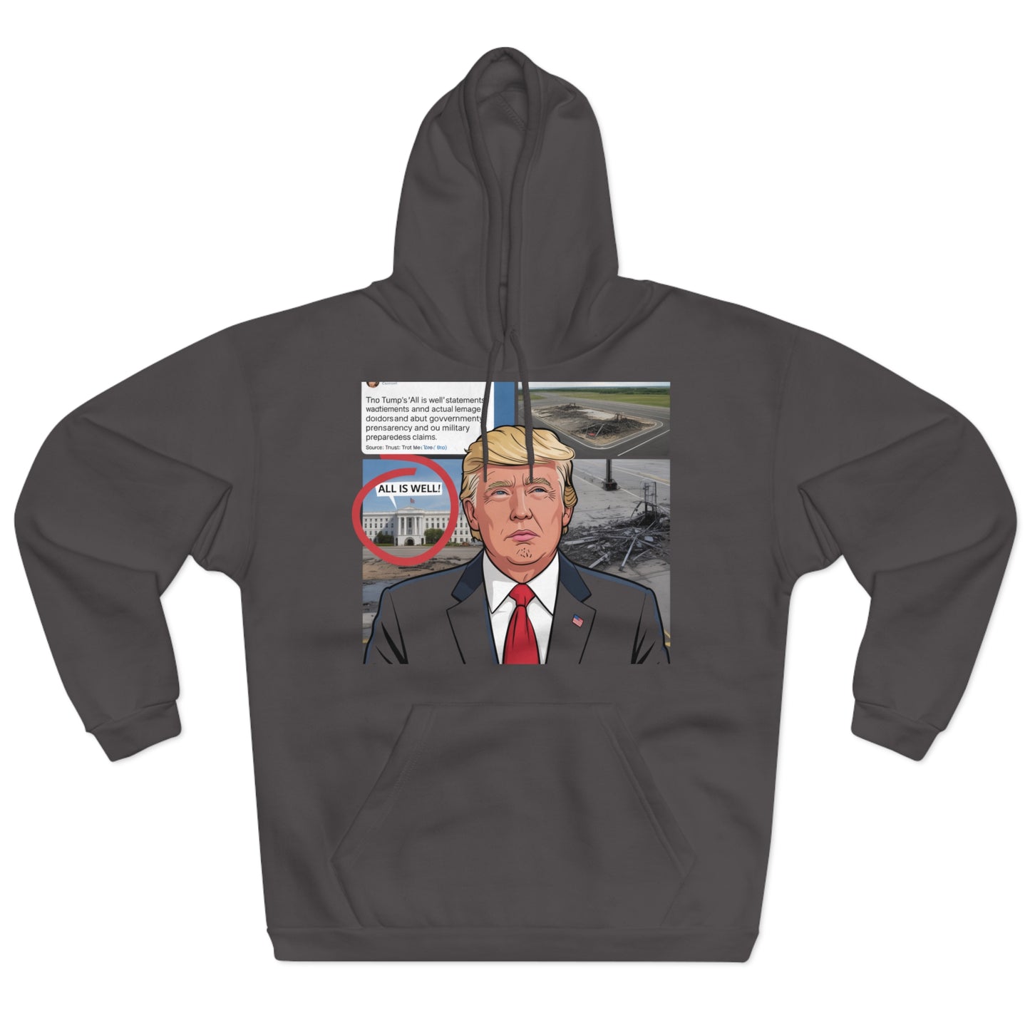 The 'Hidden Damage' Irony Hoodie