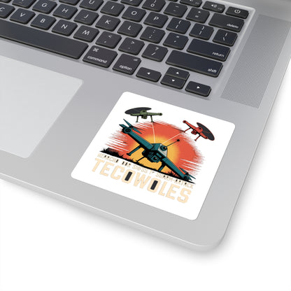 Drone vs Drone Future Sticker