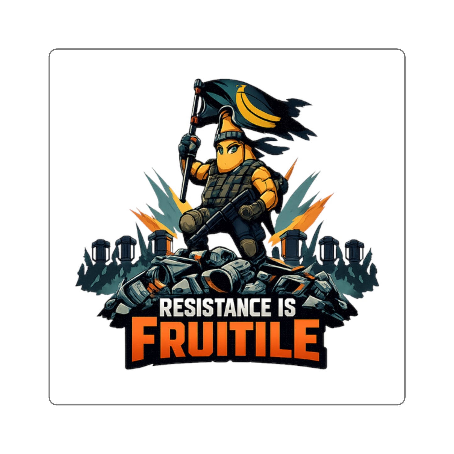 Sticker — dystopian-banana-chronicles