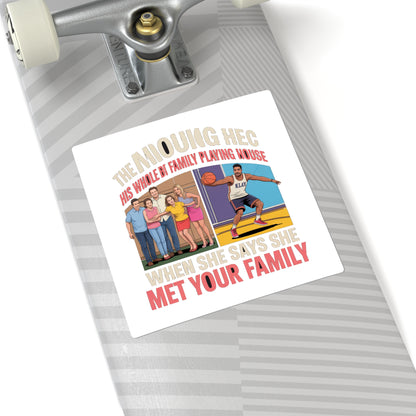 Playing House Irony Sticker