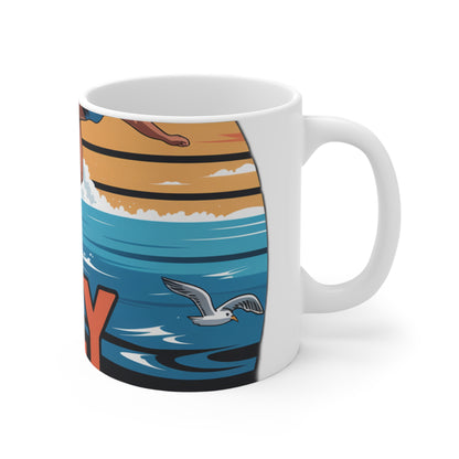 Training in Monaco vs Competition in Norway Mug