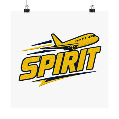 spirit-airlines-logo-mashup Poster